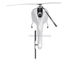 Helicopter isolated on transparent background. 3d rendering - illustration png