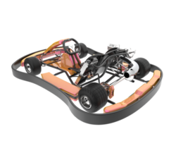 modern auto geïsoleerd Aan transparant achtergrond. 3d renderen - illustratie png