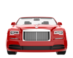 Modern car isolated on transparent background. 3d rendering - illustration png