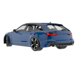 modern auto geïsoleerd Aan transparant achtergrond. 3d renderen - illustratie png