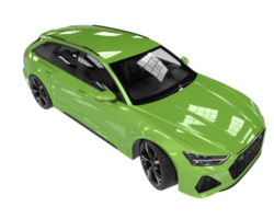 carro moderno isolado em fundo transparente. renderização 3D - ilustração png