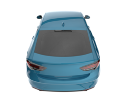 voiture moderne isolée sur fond transparent. rendu 3d - illustration png