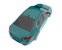 Modern car isolated on transparent background. 3d rendering - illustration png