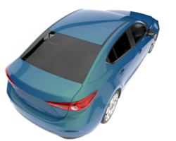 Modern car isolated on transparent background. 3d rendering - illustration png