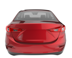 Modern car isolated on transparent background. 3d rendering - illustration png