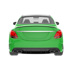 Modern car isolated on transparent background. 3d rendering - illustration png