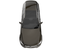 Modern car isolated on transparent background. 3d rendering - illustration png