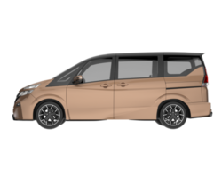 voiture moderne isolée sur fond transparent. rendu 3d - illustration png