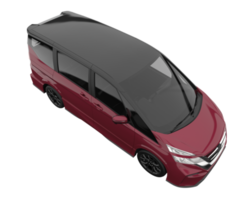 Modern car isolated on transparent background. 3d rendering - illustration png