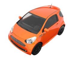 Modern car isolated on transparent background. 3d rendering - illustration png