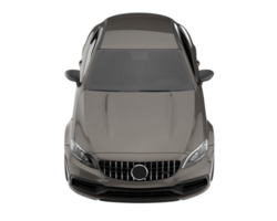 Modern car isolated on transparent background. 3d rendering - illustration png