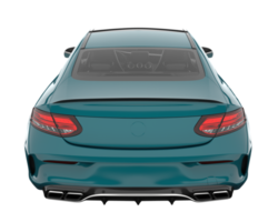 Modern car isolated on transparent background. 3d rendering - illustration png