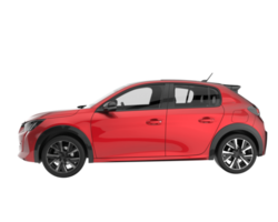 Modern car isolated on transparent background. 3d rendering - illustration png
