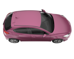 carro moderno isolado em fundo transparente. renderização 3D - ilustração png