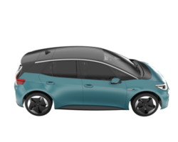 Modern car isolated on transparent background. 3d rendering - illustration png