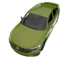 Modern car isolated on transparent background. 3d rendering - illustration png