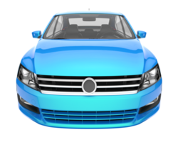 Modern car isolated on transparent background. 3d rendering - illustration png