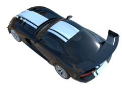 voiture de muscle isolée sur fond transparent. rendu 3d - illustration png