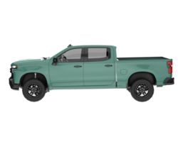 Pickup truck isolated on transparent background. 3d rendering - illustration png