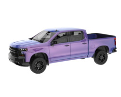 Pickup truck isolated on transparent background. 3d rendering - illustration png