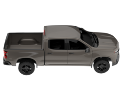 Pickup truck isolated on transparent background. 3d rendering - illustration png