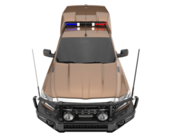 Pickup truck isolated on transparent background. 3d rendering - illustration png