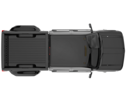 Kleintransporter isoliert auf transparentem Hintergrund. 3D-Rendering - Abbildung png