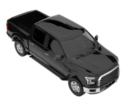 Pickup truck isolated on transparent background. 3d rendering - illustration png