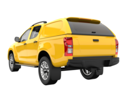 Pickup truck isolated on transparent background. 3d rendering - illustration png