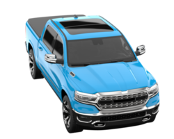 Pickup truck isolated on transparent background. 3d rendering - illustration png