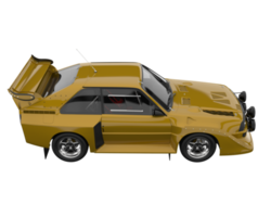 carro de corrida isolado em fundo transparente. renderização 3D - ilustração png