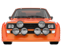 Race car isolated on transparent background. 3d rendering - illustration png