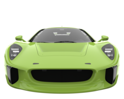 Race car isolated on transparent background. 3d rendering - illustration png