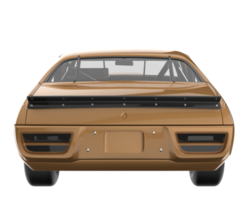 voiture de course isolée sur fond transparent. rendu 3d - illustration png