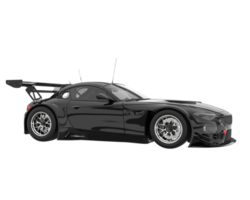 Race car isolated on transparent background. 3d rendering - illustration png