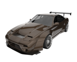 carro de corrida isolado em fundo transparente. renderização 3D - ilustração png