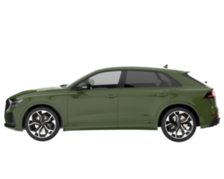 Realistic SUV isolated on transparent background. 3d rendering - illustration png