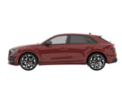 realistico suv isolato su trasparente sfondo. 3d interpretazione - illustrazione png