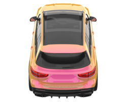 Realistic SUV isolated on transparent background. 3d rendering - illustration png