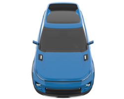 Realistic SUV isolated on transparent background. 3d rendering - illustration png
