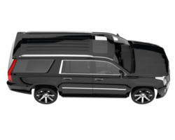 suv realista isolado em fundo transparente. renderização 3D - ilustração png