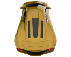 Sport car isolated on transparent background. 3d rendering - illustration png