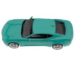 carro esporte isolado em fundo transparente. renderização 3D - ilustração png