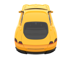 Sport car isolated on transparent background. 3d rendering - illustration png