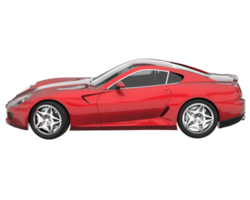 Sport car isolated on transparent background. 3d rendering - illustration png