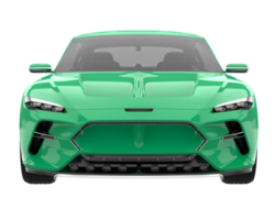 Sport car isolated on transparent background. 3d rendering - illustration png