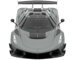 voiture de sport isolée sur fond transparent. rendu 3d - illustration png