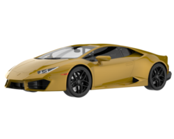 Sport car isolated on transparent background. 3d rendering - illustration png