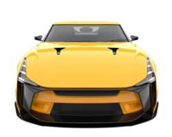Sport car isolated on transparent background. 3d rendering - illustration png