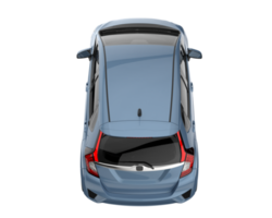 Modern car isolated on transparent background. 3d rendering - illustration png